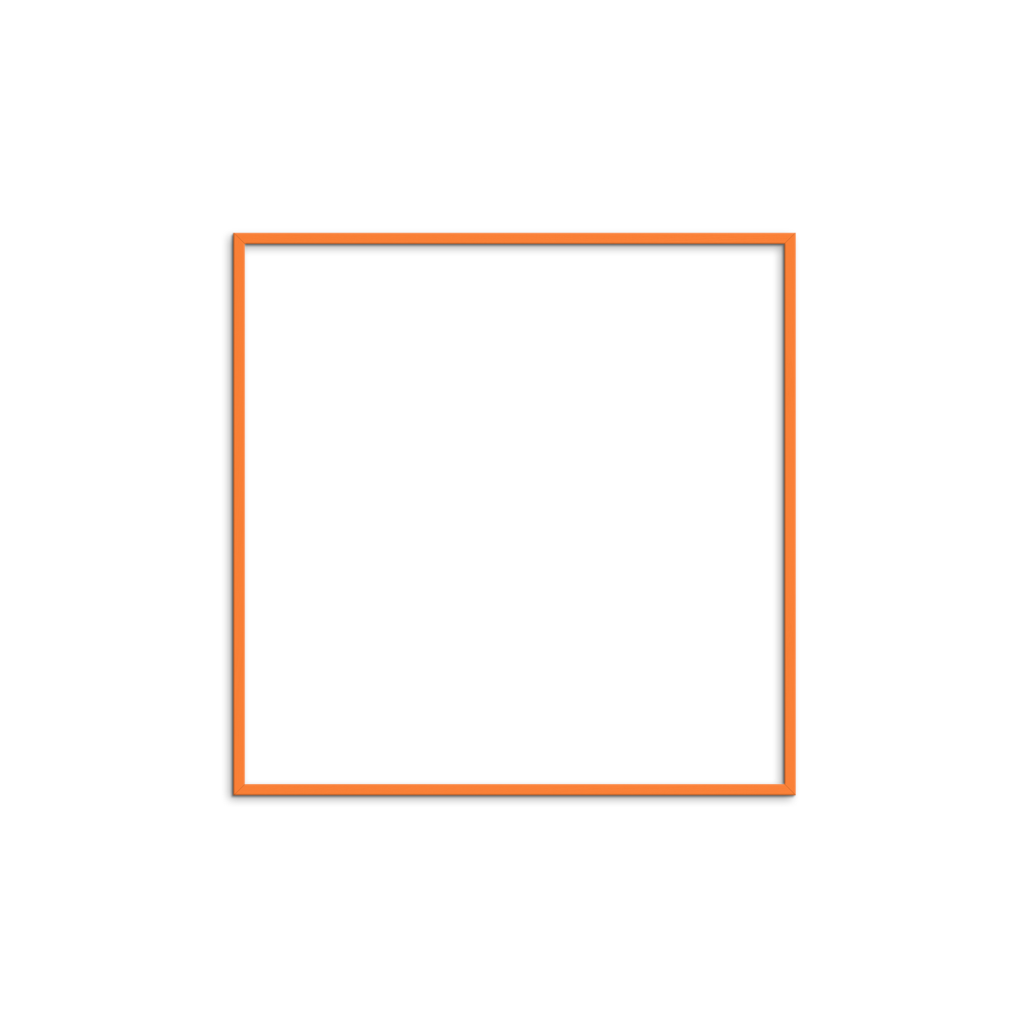 Orange Wood Frame